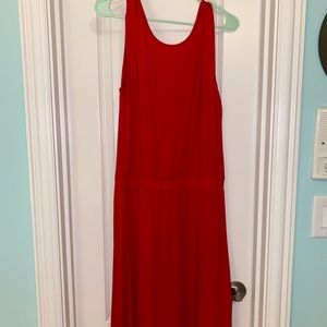 Athleta red dress